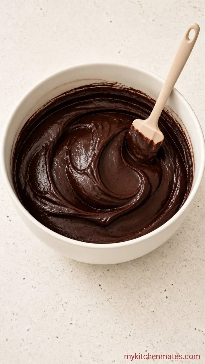 Fudgy Matilda Chocolate Cake with Dark Chocolate Frosting Step 5: Make the Fudge Frosting
