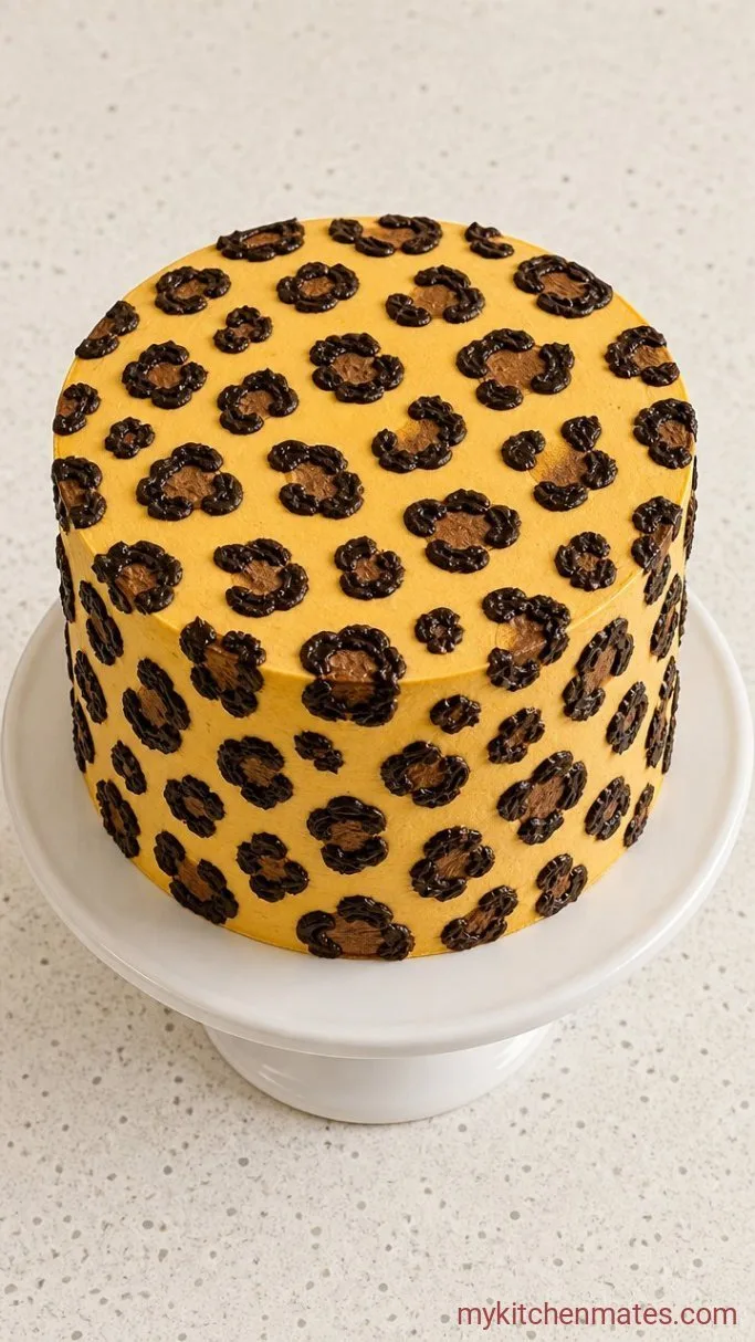 Step 5: Pipe the Cheetah Spots