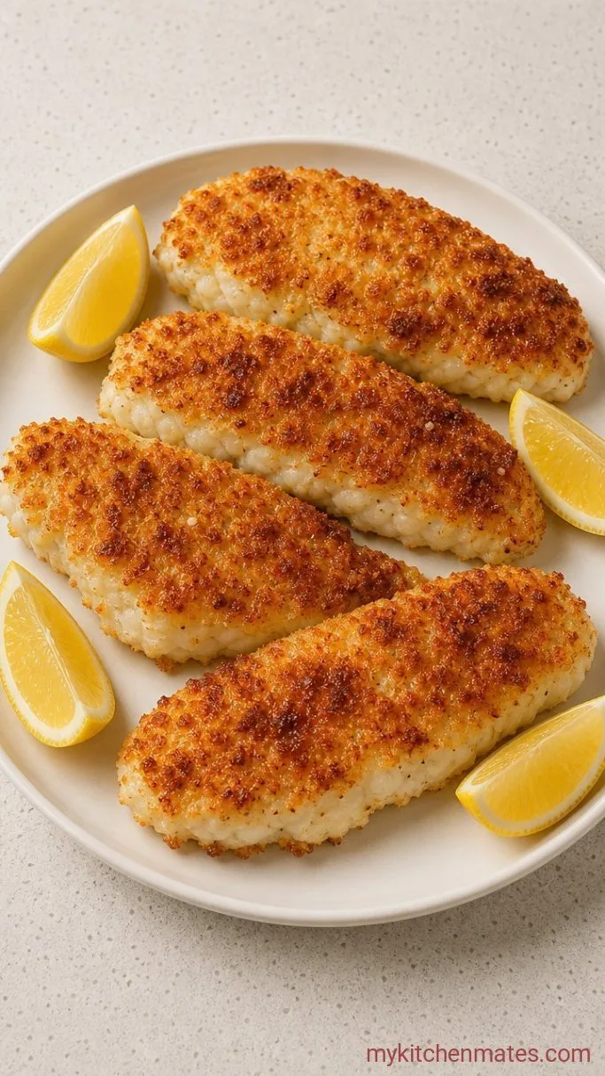 5-Ingredient Parmesan Crusted Cod (Ready in 25 Minutes) Step 5: Plate and Finish with Lemon