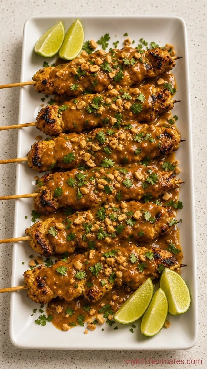 Step 5: Plate the Skewers and Spoon Over the Sauce