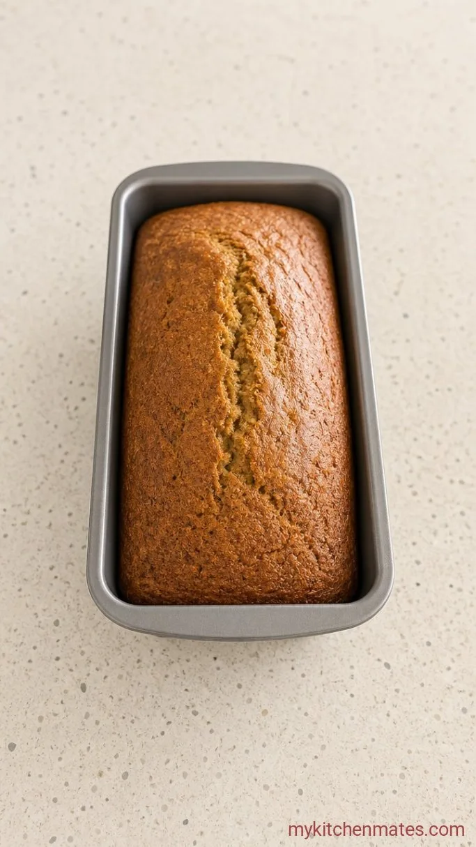 Step 5: Pour and Bake the Loaf