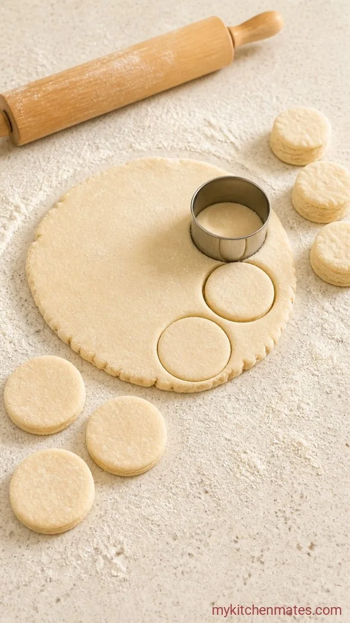 Southern Living's Angel Biscuits: Fluffy Yeast Buttermilk Biscuits Step 5: Roll and Cut the Biscuits