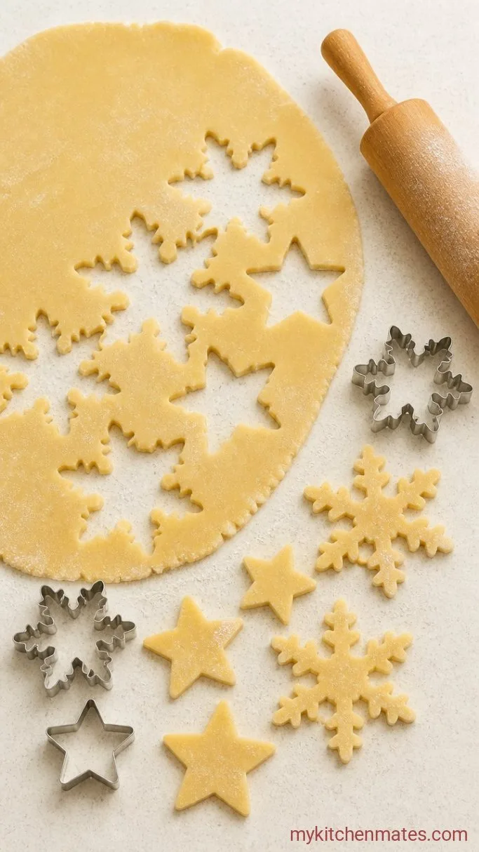 Buttery Winter Sugar Cookies (That Hold Their Shape) Step 5: Roll and Cut the Cookies