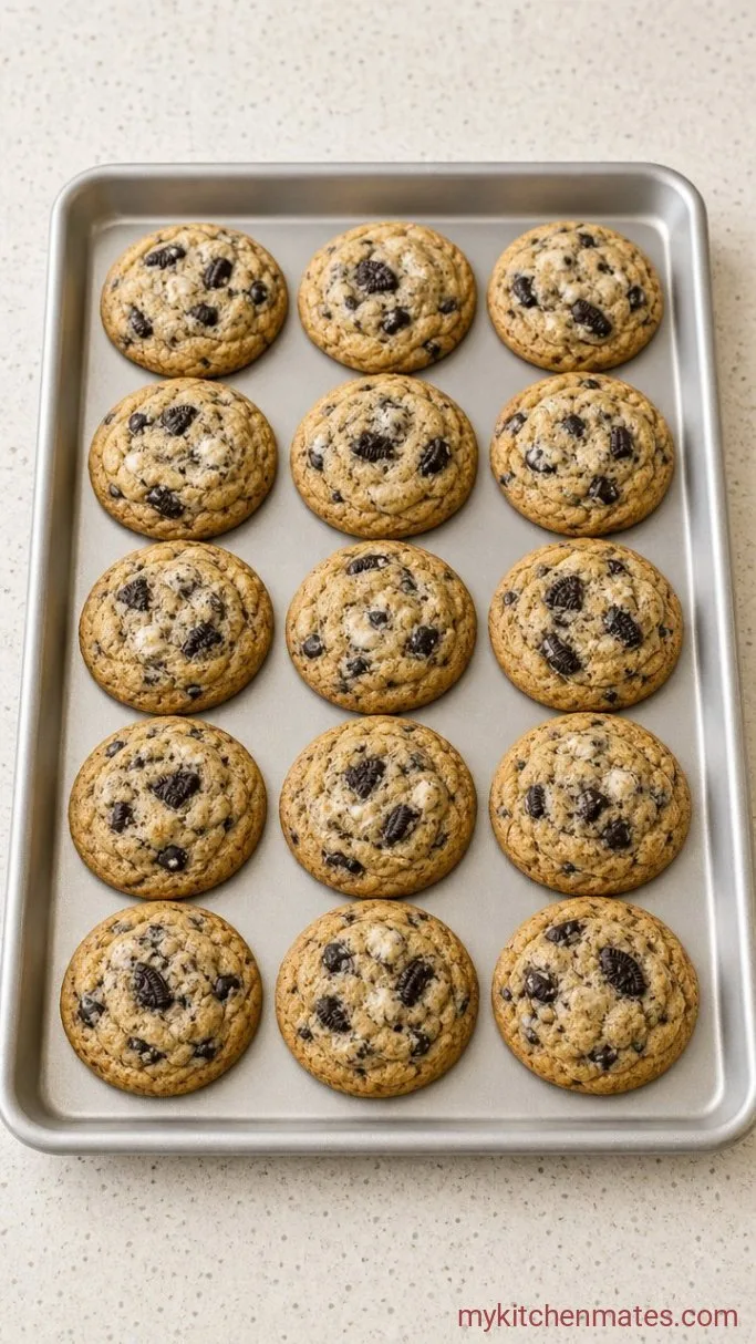 Soft and Chewy Oreo Cheesecake Cookies Step 5: Scoop and Bake the Cookies