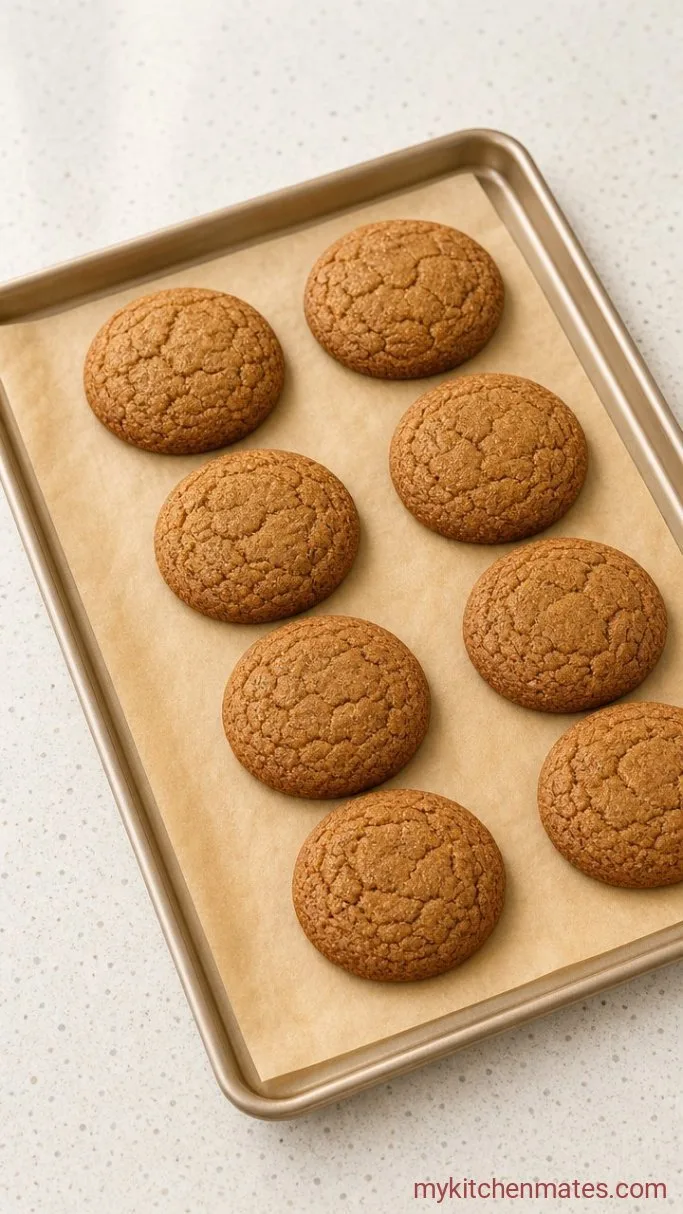 Soft Gingerbread Latte Cookies with Espresso Glaze Step 5: Scoop and Bake the Cookies