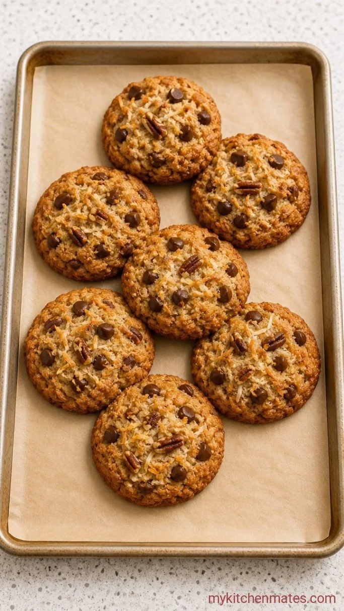 Chewy Keto Cowboy Cookies with Pecans and Chocolate Step 5: Scoop and Bake the Cookies