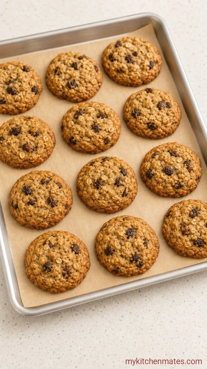 30-Minute Chewy Oatmeal Raisin Cookies Step 5: Scoop and Bake
