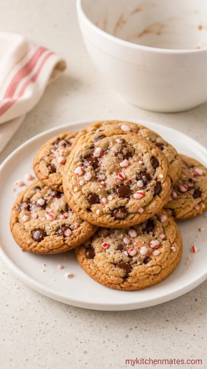 Soft and Chewy Peppermint Chocolate Chip Cookies Step 5: Scoop and Bake