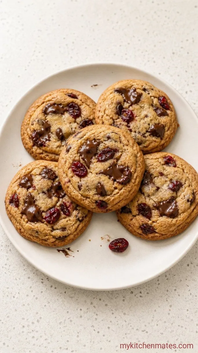 Soft and Chewy Cherry Chocolate Chip Cookies Step 5: Scoop and Bake