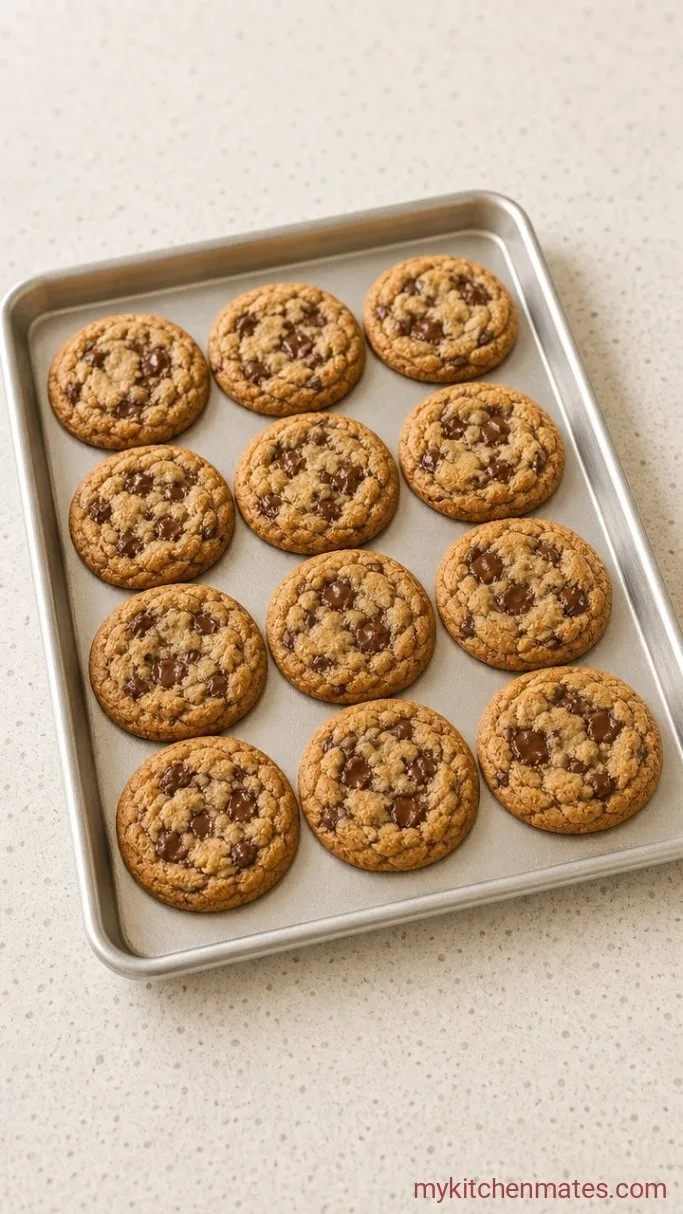 Crispy and Chewy Espresso Chocolate Chip Cookies Step 5: Scoop and Bake