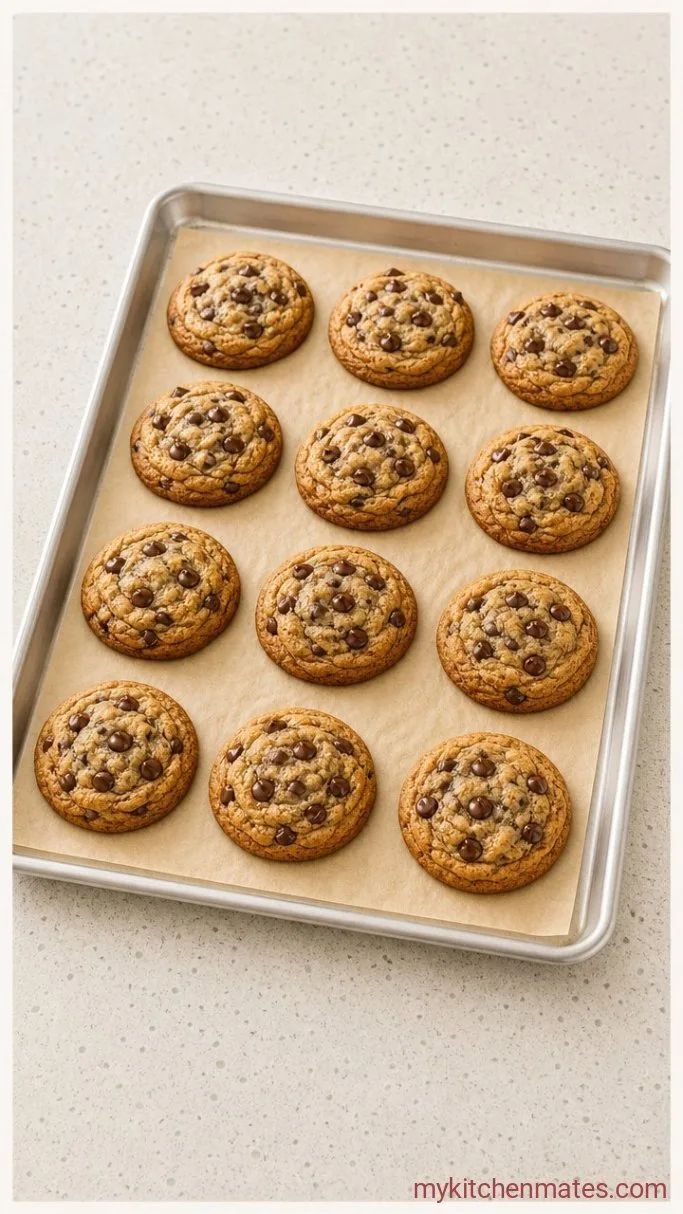 Chewy Oat Flour Chocolate Chip Cookies Step 5: Scoop and Bake