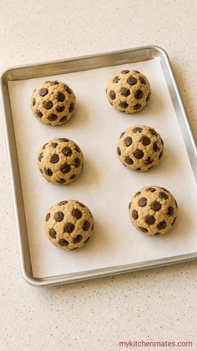 Jacques Torres Chocolate Chip Cookies (36-Hour Dough) Step 5: Scoop and Bake