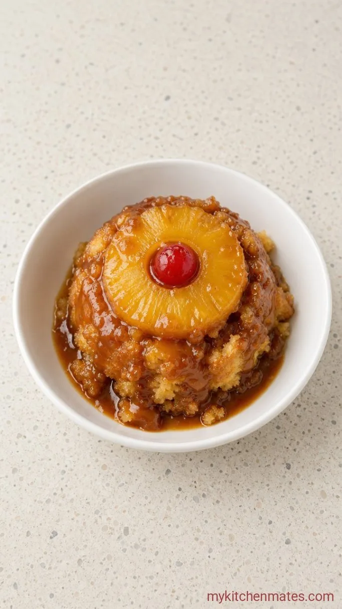5-Ingredient Pineapple Upside Down Dump Cake Step 5: Scoop and Serve