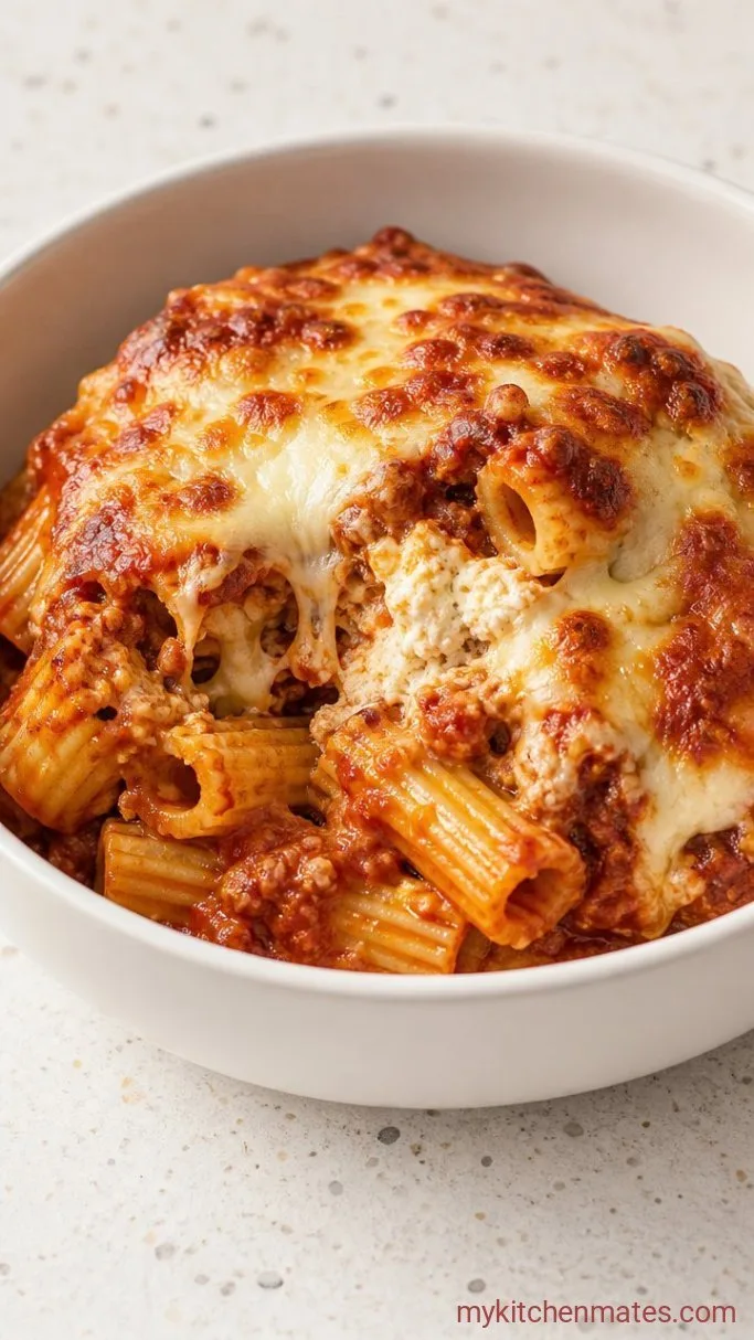 No-Boil Baked Pasta Casserole Step 5: Scoop and Serve