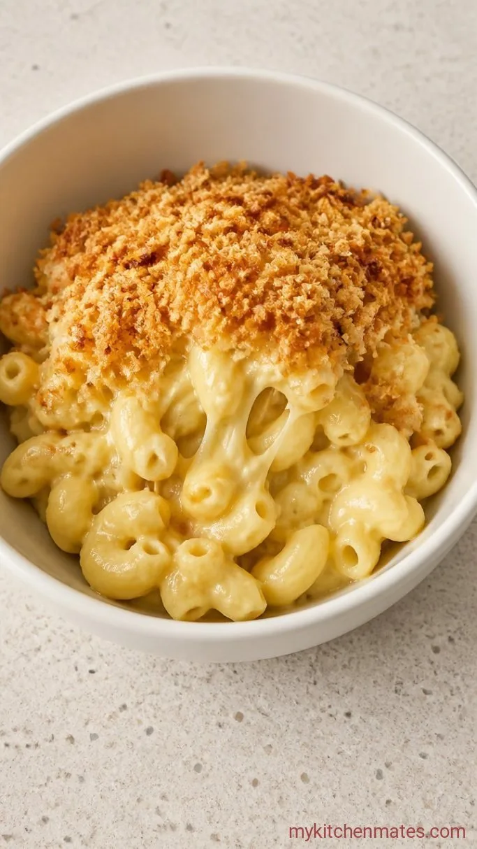 Crispy-Topped Mac and Cheese Casserole Step 5: Scoop and Serve