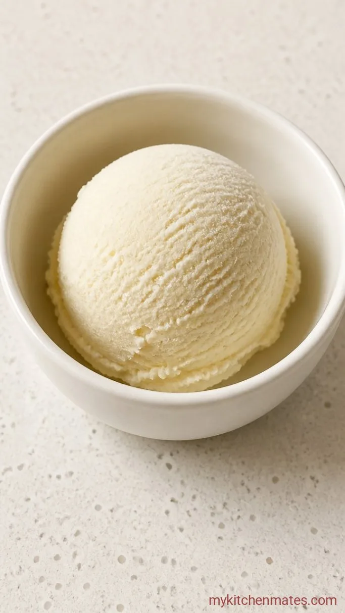 No-Churn Dairy-Free Vanilla Ice Cream (Just 4 Ingredients) Step 5: Scoop and Serve