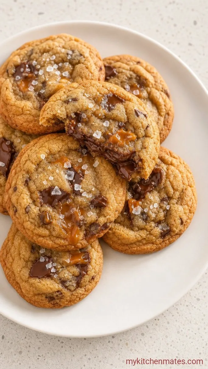 Step 5: Scoop, Bake, and Salt the Cookies