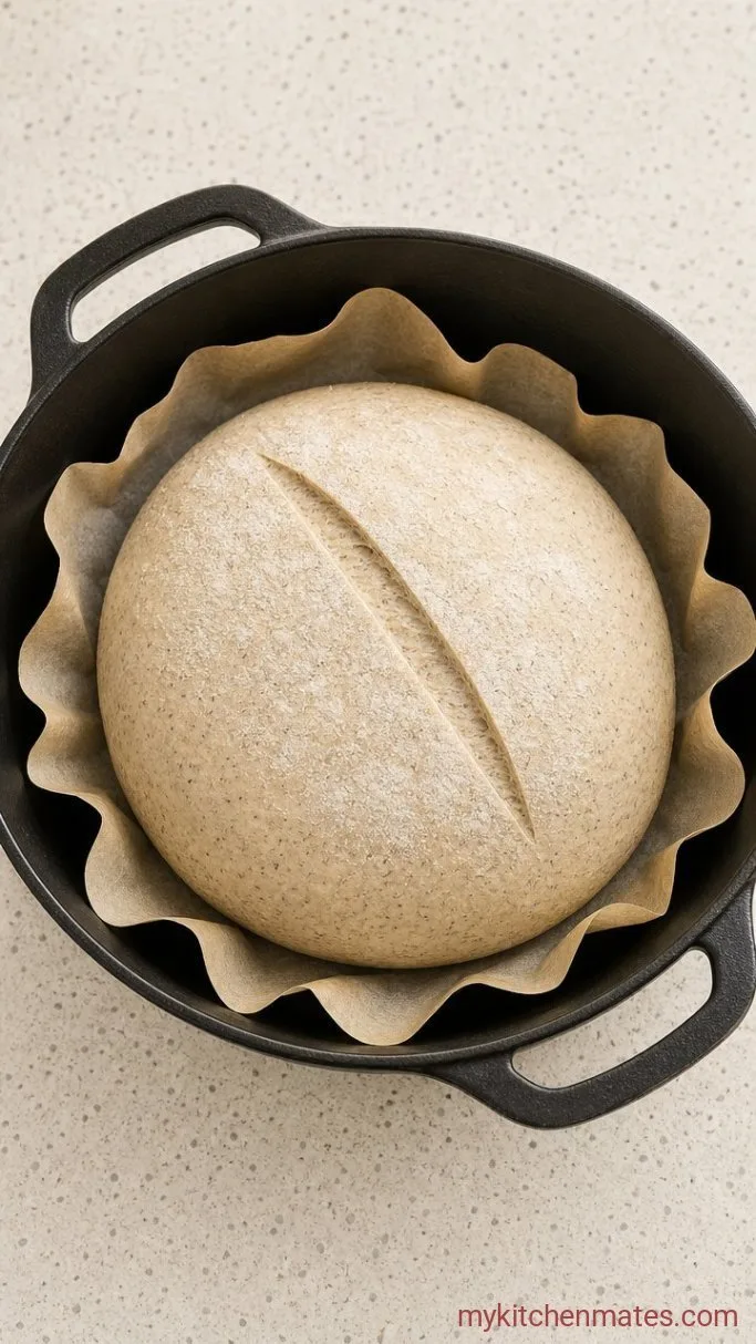 Step 5: Score and Bake the Loaf