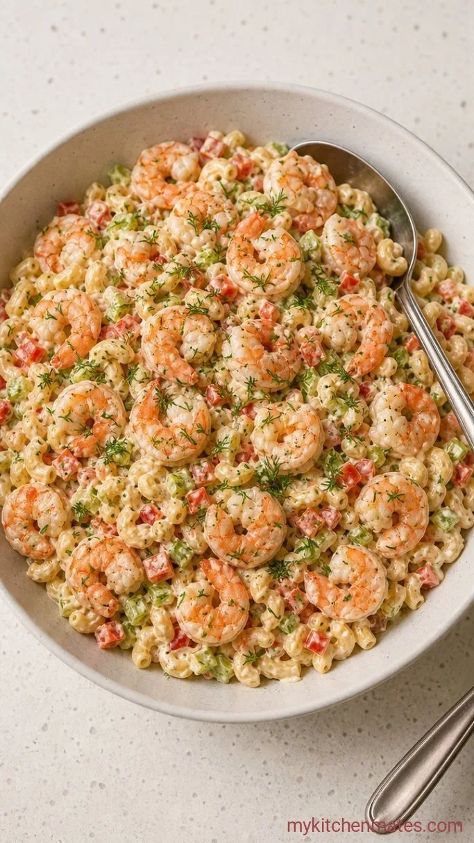 Creamy Shrimp Macaroni Salad in 20 Minutes Step 5: Serve It Up