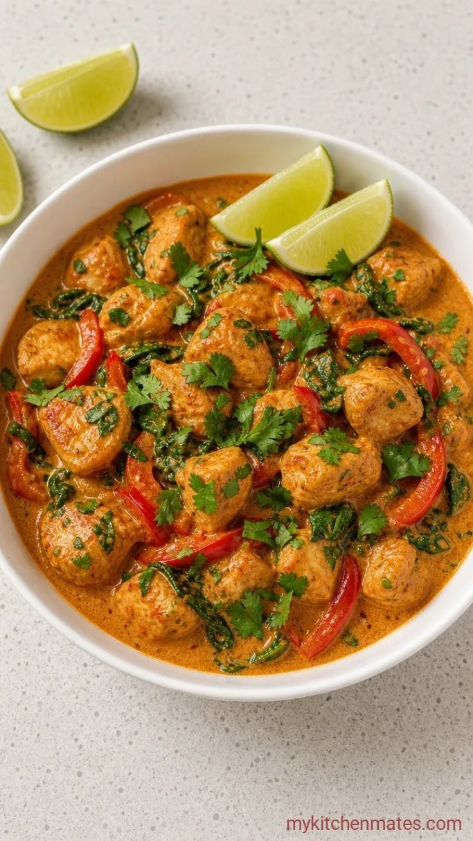 30-Minute Creamy Coconut Curry Chicken Step 5: Serve the Curry
