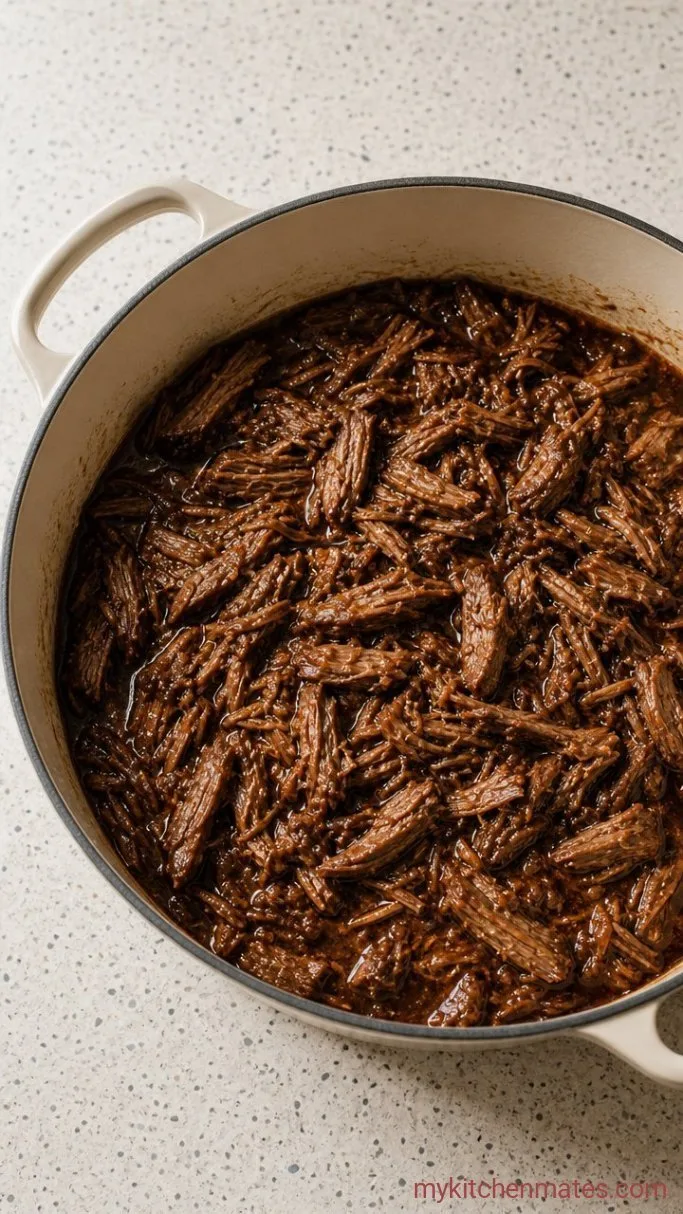 Step 5: Shred and Toss in the Sauce