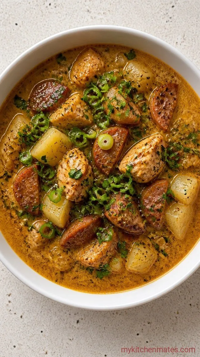 Creamy Cajun Chicken Soup Step 5: Simmer and Serve