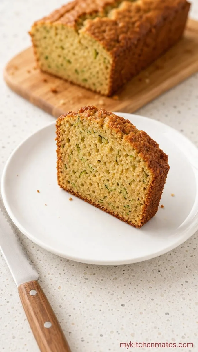 Moist Almond Flour Zucchini Bread (Gluten Free) Step 5: Slice and Serve the Loaf