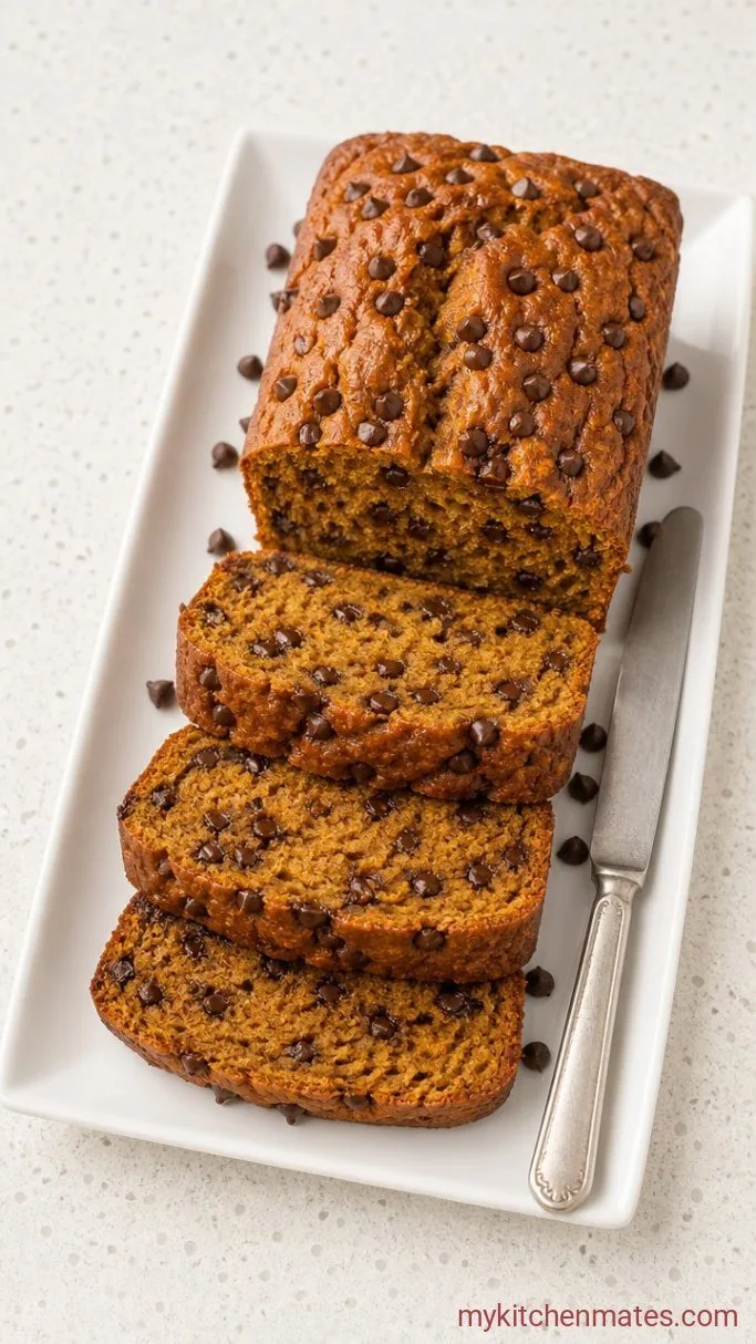 Quick and Moist Mini Pumpkin Bread Loaves Step 5: Slice and Serve Warm
