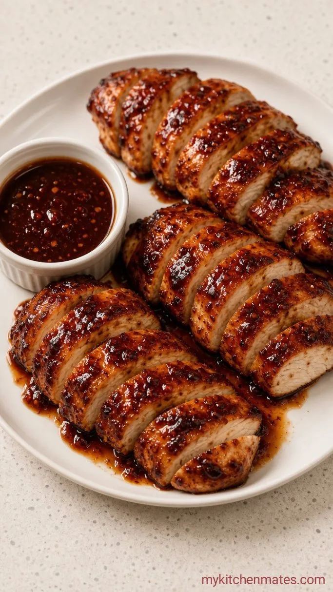20-Minute Spicy Chicken Breast Step 5: Slice and Serve with Extra Sauce