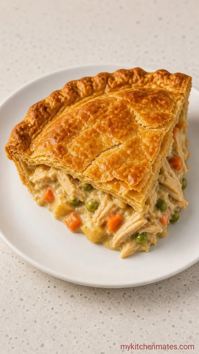Skillet Gluten Free Chicken Pot Pie Step 5: Slice and Serve