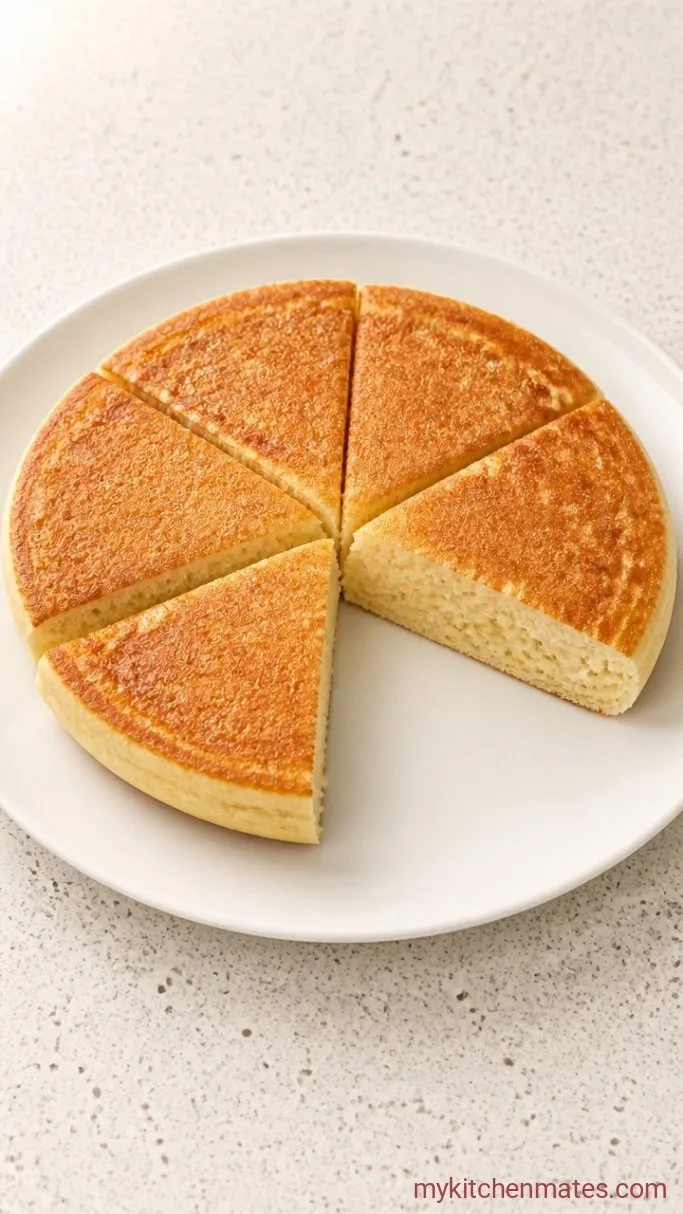Big Fluffy Air Fryer Pancake (No Flip Required) Step 5: Slice and Serve