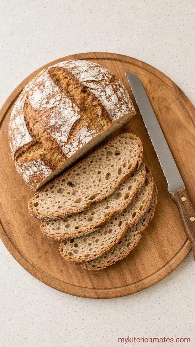 Deeply Nutty Buckwheat Sourdough Bread Step 5: Slice and Serve