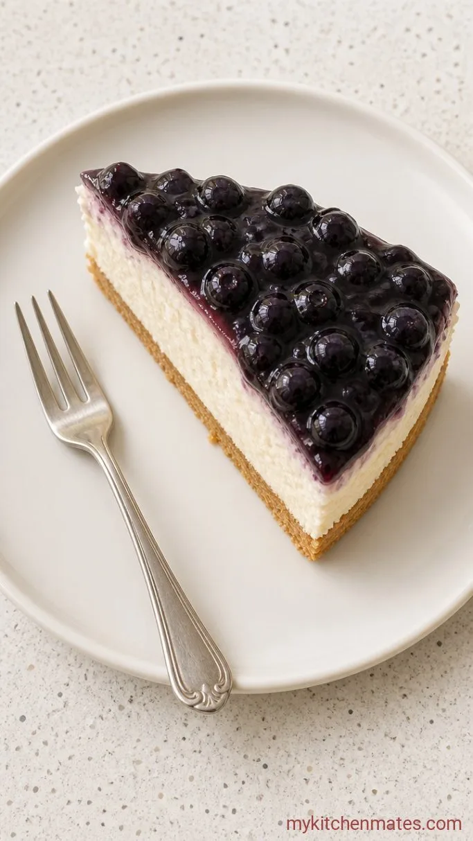 No-Bake Blueberry Cream Pie Step 5: Slice and Serve