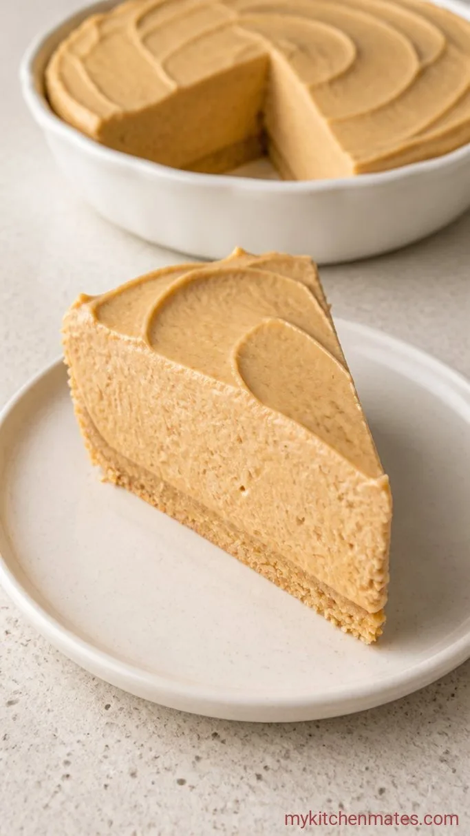 No-Bake Gluten Free Peanut Butter Pie Step 5: Slice and Serve