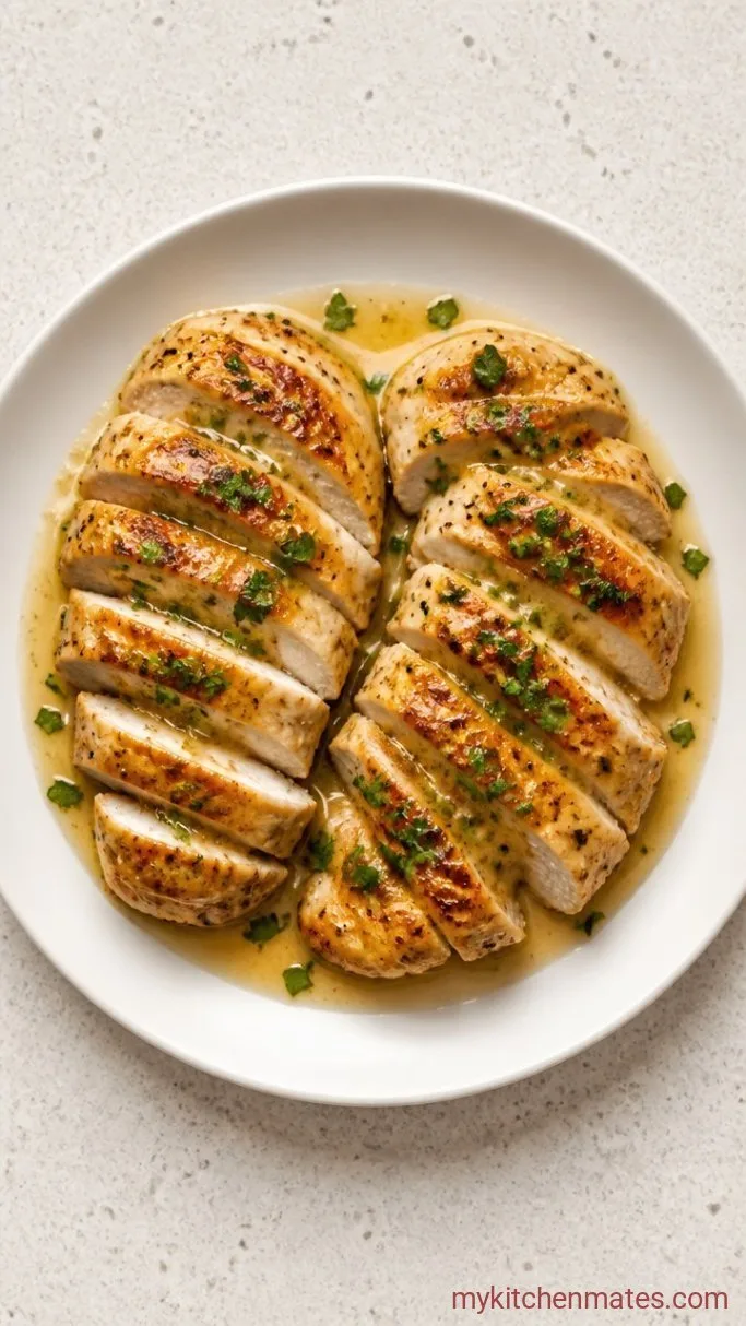 Juicy Lemon Pepper Chicken Breast (Ready in 20 Minutes) Step 5: Slice and Spoon Over the Sauce