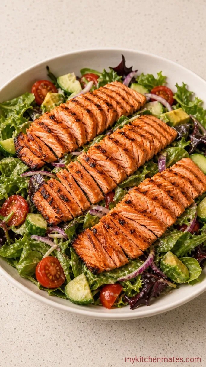 Step 5: Slice and Top the Salad