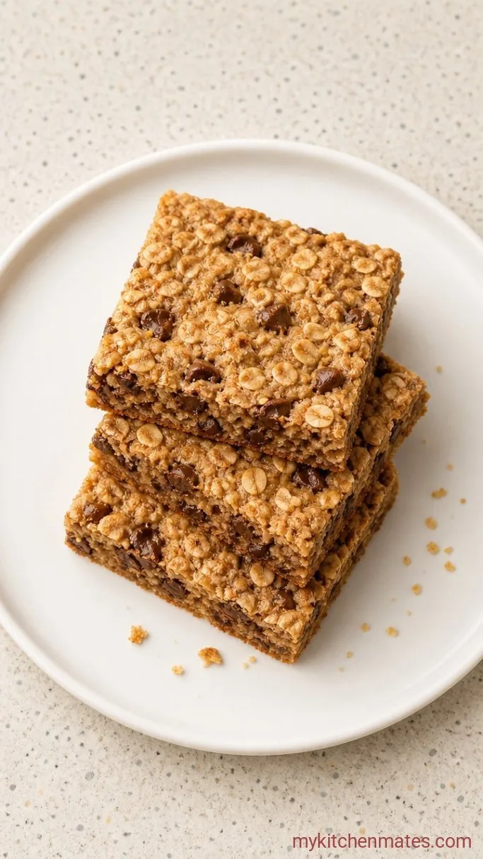 One-Bowl Soft Oatmeal Cookie Bars Step 5: Slice the Bars
