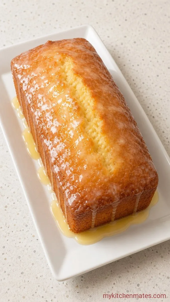 Step 5: Soak with Lemon Syrup