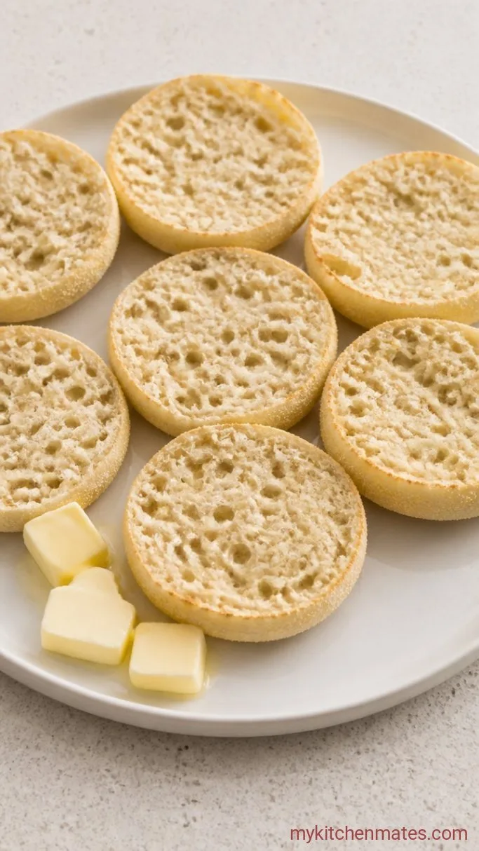Homemade English Muffins (Griddle-Cooked, No Oven Needed) Step 5: Split and Serve