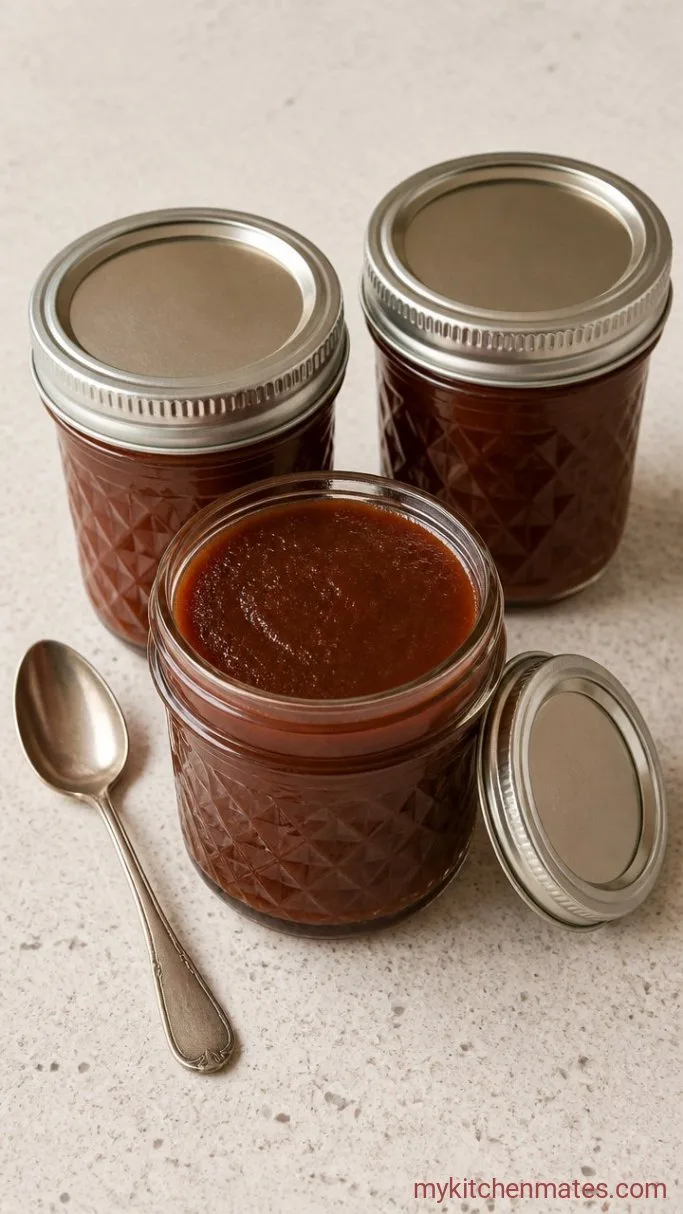 Slow Cooker Apple Butter (Just Apples, Spices, and Time) Step 5: Spoon Into Jars and Cool
