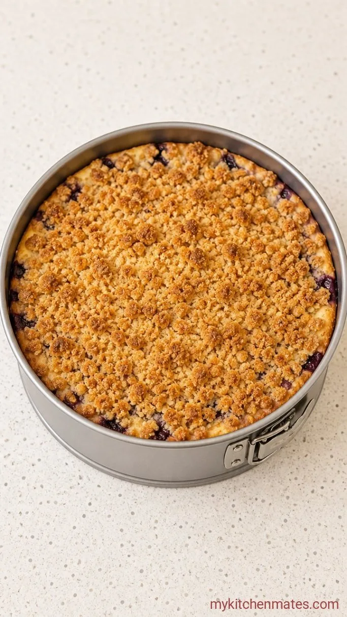 Step 5: Sprinkle and Bake the Cheesecake