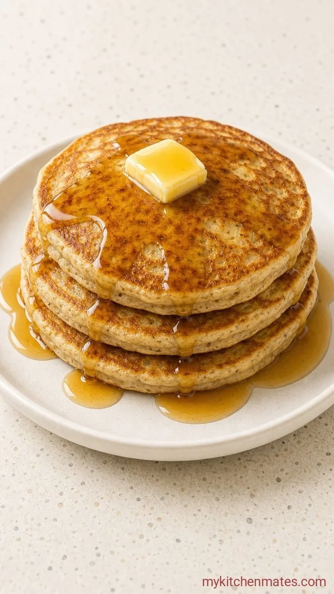 Step 5: Stack and Drizzle with Maple Syrup
