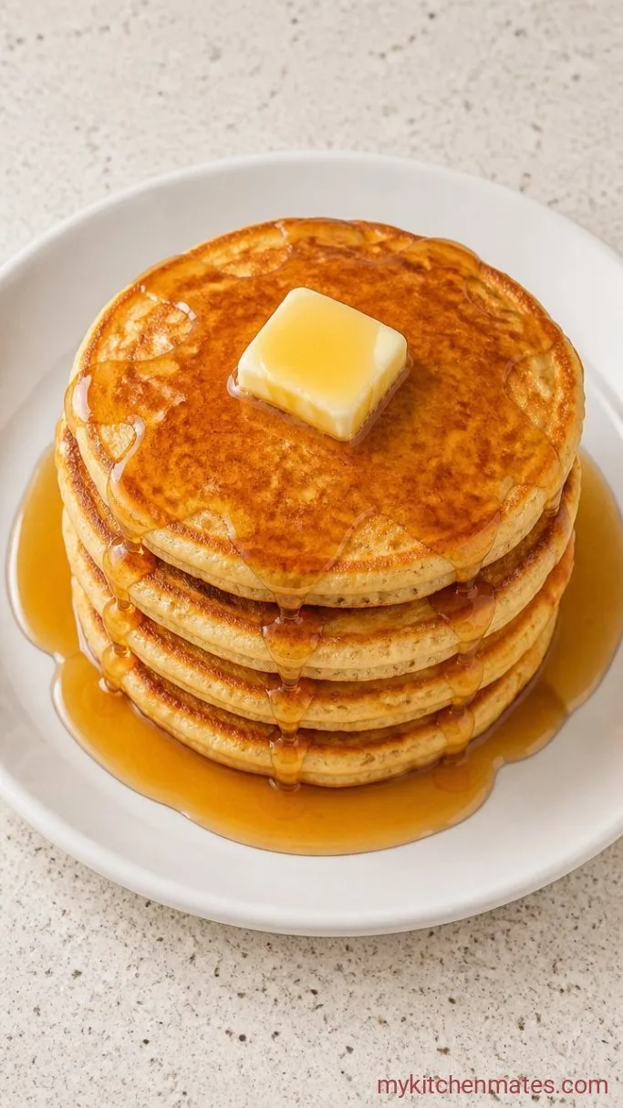 Step 5: Stack and Drizzle with Syrup