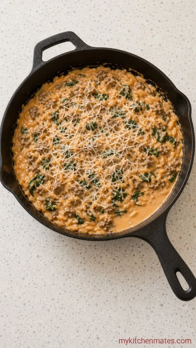 Step 5: Stir in Cream Cheese and Spinach