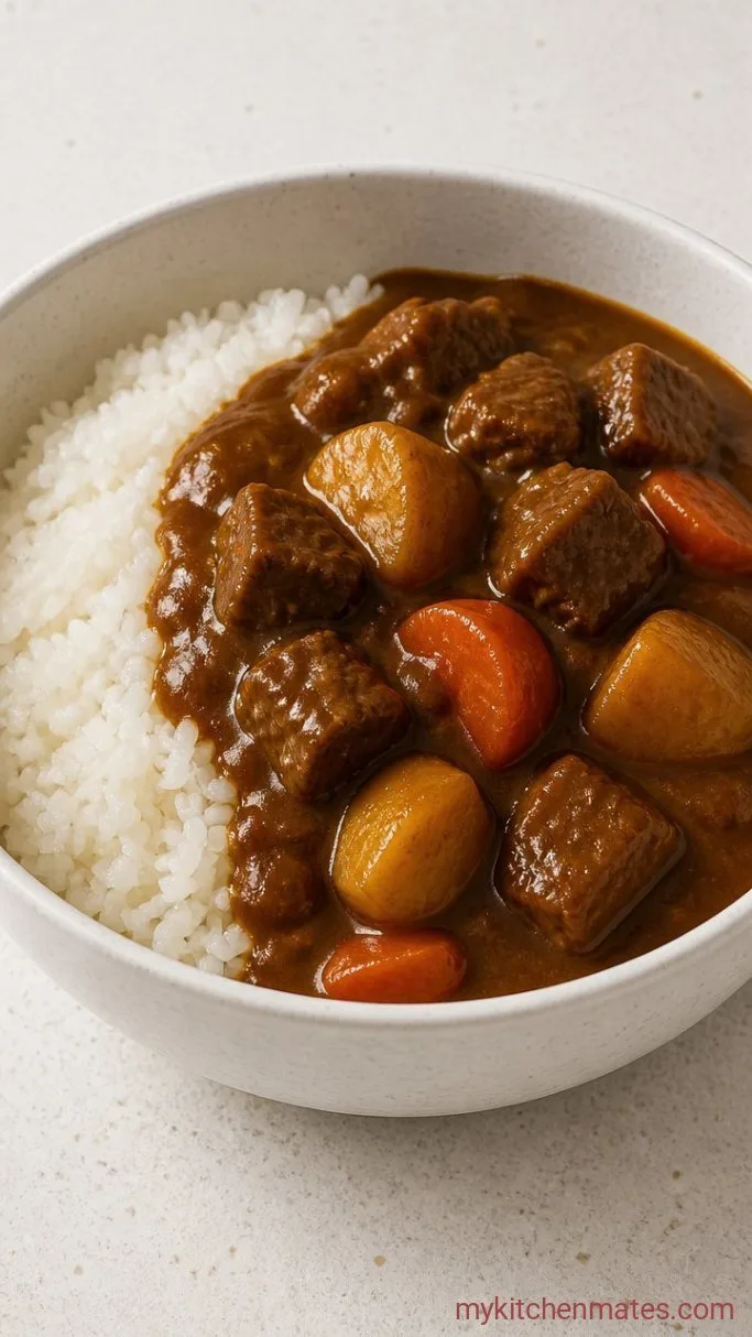 Hearty One-Pot Japanese Beef Curry Step 5: Stir in the Roux and Serve