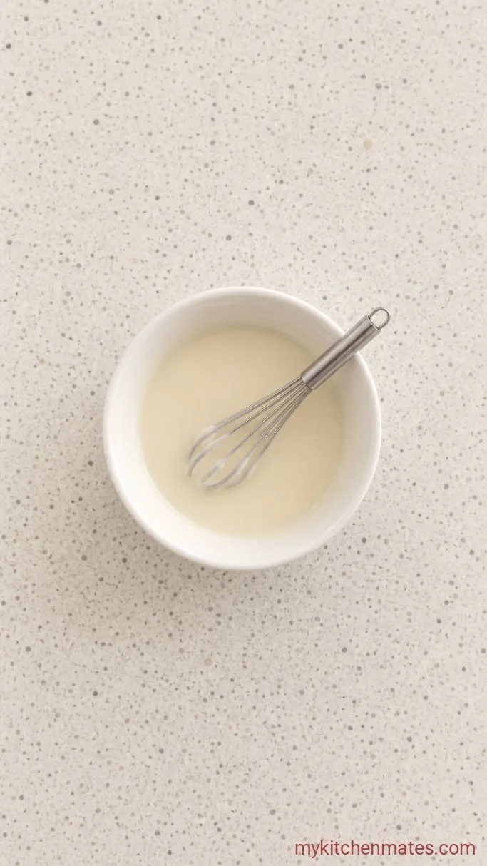 Moist Lemon Mascarpone Cake with Lemon Glaze Step 5: Stir the Glaze Together
