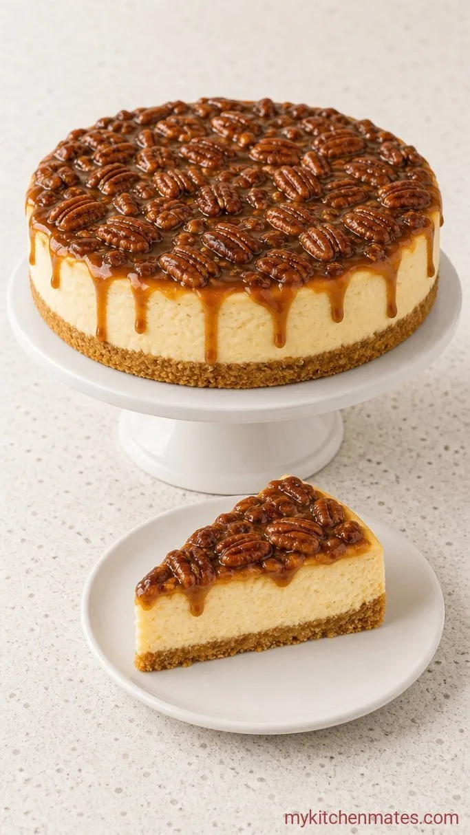 Step 5: Top the Cheesecake and Slice