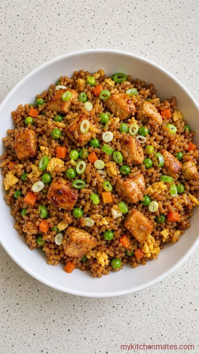 Quick 25-Minute Chicken Fried Rice Step 5: Toss and Serve