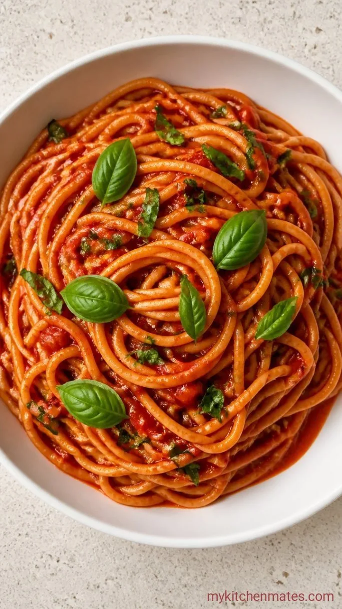 Quick 30-Minute Homemade Tomato Sauce Step 5: Toss with Pasta and Serve