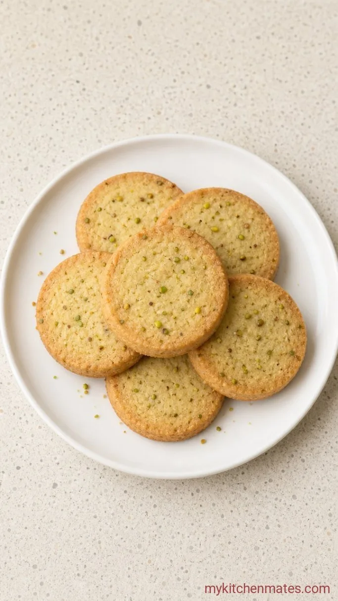 Buttery Pistachio Shortbread Cookies Step 5: Transfer and Serve the Cookies